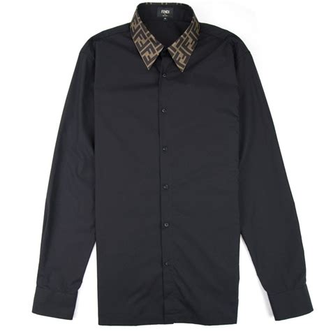 fendi ff collar shirt|Shirt .